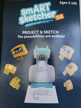 Fcss0003 Smart Sketcher 2.0 Project And Sketch With 2 Activity Cartridges Tested Works