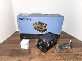 Cpj-7 Sony Vintage 1990s Small Projector 90 Tested With Power Adpater
