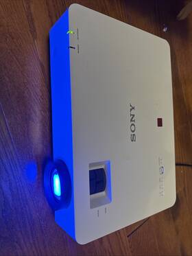 Vpl-ew345 Sony Model Projector With Power Cord Tested Works