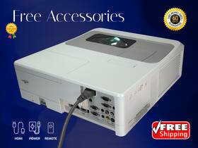 Vpl-sw536 Sony Ultra Short Throw 3lcd Projector For Small Rooms 3100 Lumens 2160p 4k With Bundle