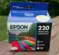 T220520 Epson 220 Durabrite Ultra Ink Combo Pack Cyan Magenta Yellow