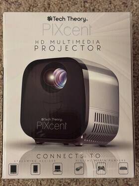 Tech Theory 849813040557 - Pixcent Hd Multimedia Projector Used/excellent Condition