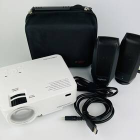 Tm10184-1 Tenker/dbpower T2o Lcd Mini Home Projector Hdmi Usb Sd Card Vga Av 1800 Lumens Bundle