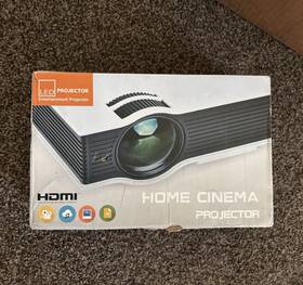 Time To Enjoy X000p6qaaf Home Cinema Led Projector Hdmi 800x480 1080p 800lm Portable