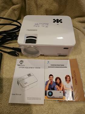 Tyy0030 Topvision Portable Led Projector- Mini And Ultralight