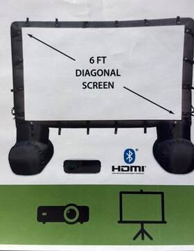 88087 Totalhome Fx Outdoor Projector Kits Weatherproof And Screen