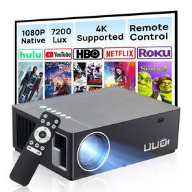 Uuo 783907429821 4k Projector Native 1080p For Outdoor Home Movie Support