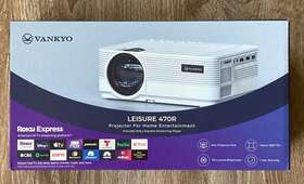 470r Vankyo New Leisure Portable Home Theater Projector Built In Roku Media