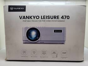 Vankyo 631384820047 Leisure 470 Portable Projector - 720p 250 Inch Screen Size