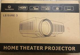 Vankyo 810086430154 Leisure 3 Mini Projector 1080p Led White - Complete With Carry Case