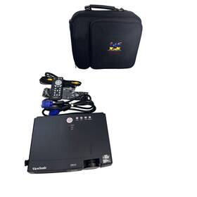 Pj853 Viewsonic Litebird Lcd Projector Bundle Remote And Cables 30 Inch -300 Image Sz