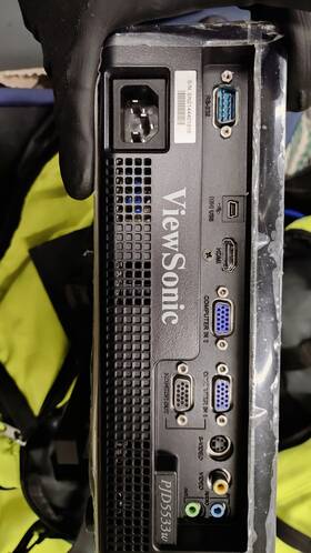 Pjd5533 Viewsonic Projector With Hdmi Vga Usb And Audio Input Ports