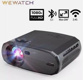 V50b Wewatch V50 Native 1080p Portable Projector 5g Full Hd Movie Wifi