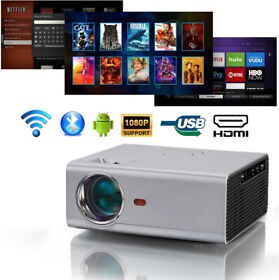 Flzen-m1a Wifi Mini Portable Android Bluetooth Home Projector 4 Smartphone Xbox Wii