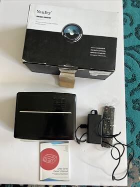 D1-nxe1-9xyc Yaufeytech 1800 Lumens Lcd Mini Projector Multimedia Home Theater Video Support