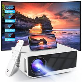 Zdk 085353264835 Projector With Wifi And Bluetooth 16000lumens Portable Mini Native