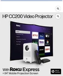 Hp CC200 Citizen Cinema Full 1080P Lcd Short Throw Projector Hdmi Usb. Fixed Price $59.99.