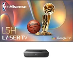 Hisense 120L5H Laser Tv Ultra Short Throw Projector With 120" Alr Cinema Screen. Fixed Price $2448.58.