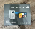 Alpha ZX9000 4K Hd Portable Pico Tv/movie Projector --white New -unopened. Fixed Price $250.00.