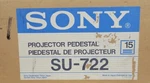 Sony Projector Pedestal SU-722. Fixed Price $159.95.