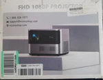 Vizony Fhd 1080P Projectors 800ANSI 5G Wifi Bluetooth 4K Home Theater Open Box. Fixed Price $129.99.