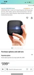 New Cinemood 360 Portable Movie Theatre Projector Smart Wi-fi Cube Theater. Fixed Price $250.00.