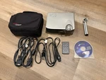 Optoma EP725 Dlp Projector With Cables, Remote, Tripod & Travel Case, Working!. Fixed Price $24.95.