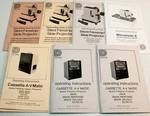 10 Dukane Filmstrip Projector, Viewer Operating Instruction Manual Copies. Fixed Price $19.00.