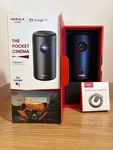 Used Nebula Capsule 3 Smart Mini Projector 1080P Dolby Android Tv Home W/ Stand. Fixed Price $610.39.