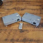 (2) Panasonic Pt LB50SU Portable Lcd Projector Presentation Vga No Power Read. Fixed Price $85.00.