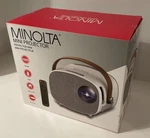 Minolta Mini Projector MN673 1920 X 1080P Lcd Hdmi, Usb, Av, Micro Sd, Audio. Fixed Price $54.99.