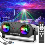 5-IN-1 Party Disco Light With Remote, Led Strobe Laser Water Wave Projector. Fixed Price $88.16.