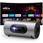 Smart Portable Projector With Wifi And Bluetooth, Usbc Powered, Mini Projecto.... Fixed Price $153.20.