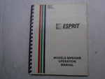 Esprit 300S/535S Operation Manual 47/269-6680 Rev August 1989. Fixed Price $39.99.
