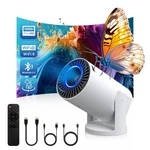 Wireless Mini Projector With Wifi 6 And Bluetooth, 4K 1080P Portable Projecto.... Fixed Price $46.77.
