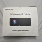 Roconia 5G Wifi Bluetooth Native 1080P 9800LM Fhd 4K Movie Projector. Fixed Price $88.00.
