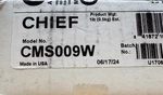 Chief CMS-009W 9" Speed-connect Fixed Extension Column White (lot Of 2). Fixed Price $29.19.