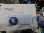 Minlove Full Hd Portable Projector 1080P Wifi Bluetooth PJ-118S. Fixed Price $49.99.