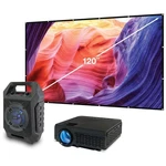 Ilive Pop-up Movie Theater Kit Screen/projector/speaker (THE2021BDL). Fixed Price $71.24.