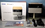 Epson Lifestudio Flex Plus EF-72 4K Pro-uhd Projector In Silver W/ Bose Sound. Fixed Price $999.95.