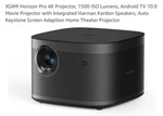Xgimi Horizon 4K 2200 Lumens Smart Projector - Black (XK03H). Fixed Price $650.00.