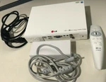 Lg White Projector PA75K W.adapter, Remote Control, Bag Full Set. Fixed Price $129.99.
