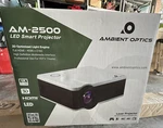 New Ambient Optics Led Smart Projector 4K Hdmi 3D, Uhdtv Theater. Fixed Price $499.99.