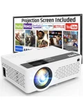 Mvv Mini Projector 200 Ansi Lumens MV-08 With 100" 16:9 Projection Screen. Fixed Price $95.00.