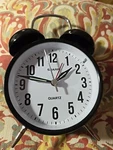 Sharp Twin Bell Loud Alarm Clock Spc 843 Back Light Black. Fixed Price $6.80.