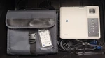 Hp MP3220 Dlp Desktop Projector White W/ Carry Case & Remote. Fixed Price $20.00.