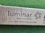 Luminar LS272 Digital Projector Self Lock Screen 4K Lumens 64"X45" New, Box. Fixed Price $49.77.
