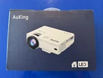 Auking M8-F Mini Led Projector White 1080P Support Hdmi Usb Vga Av Portable. Fixed Price $29.99.