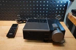 (m) Dell Projector M209X Black Dlp Vga Hdmi Remote Cables Case Cap. Fixed Price $33.87.