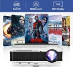 Eug Lcd Hd Home Theater Projector 1080P 4600 Lumen Digital Tv. Fixed Price $109.99.